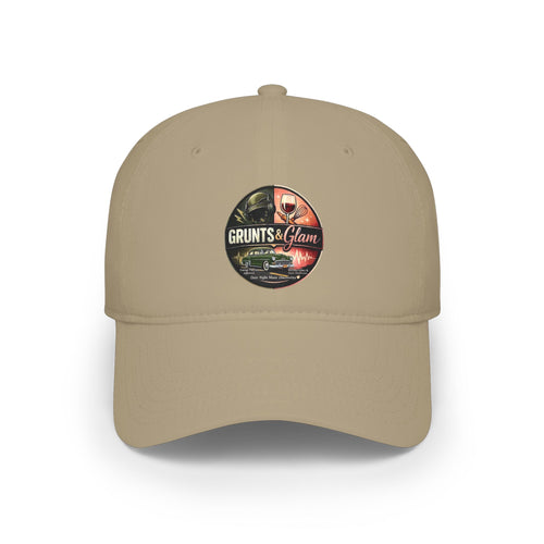 Low Profile Baseball Cap — Grunts & Glam Vintage Military Patch Hat
