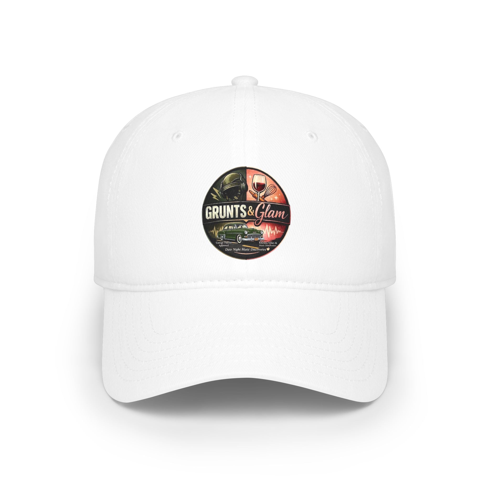 Low Profile Baseball Cap — Grunts & Glam Vintage Military Patch Hat