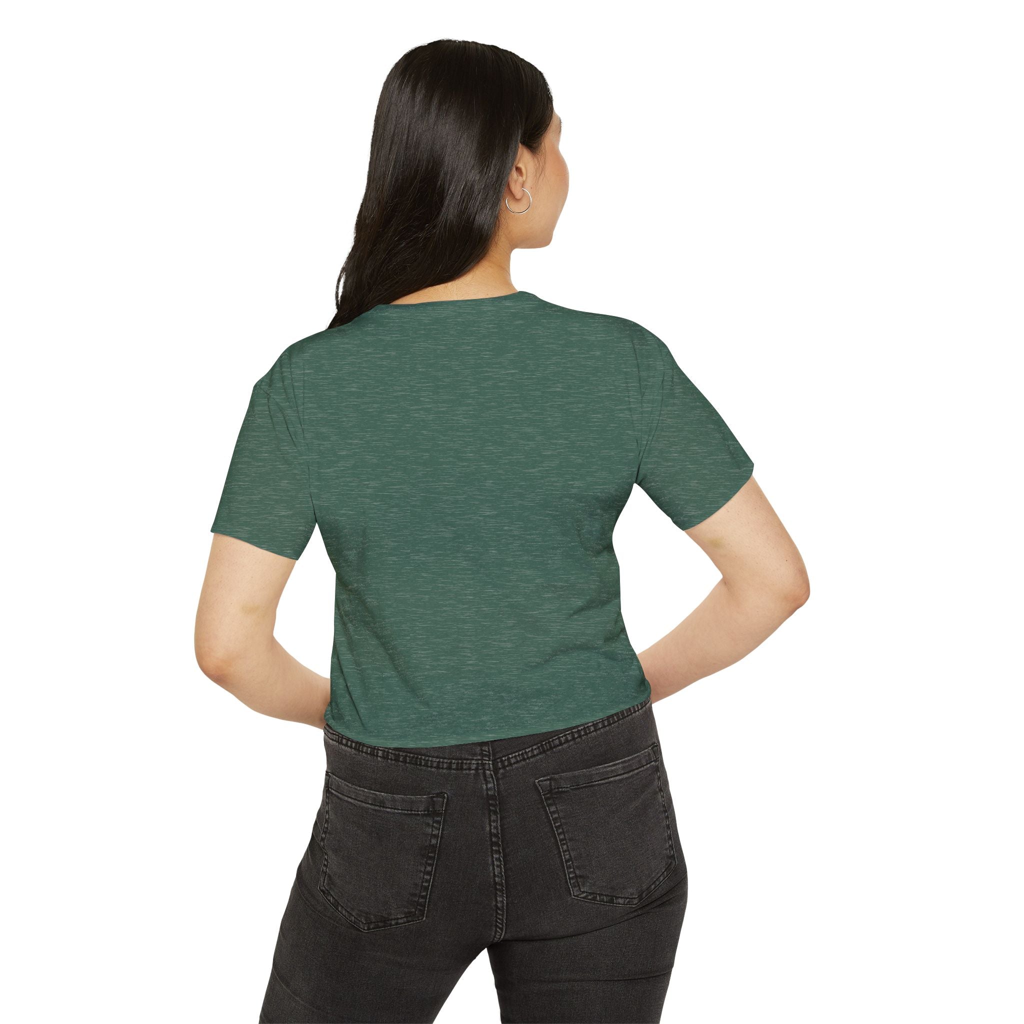 Embrace the Sass Crop Top — Retro Pinup Graphic Tee for Women