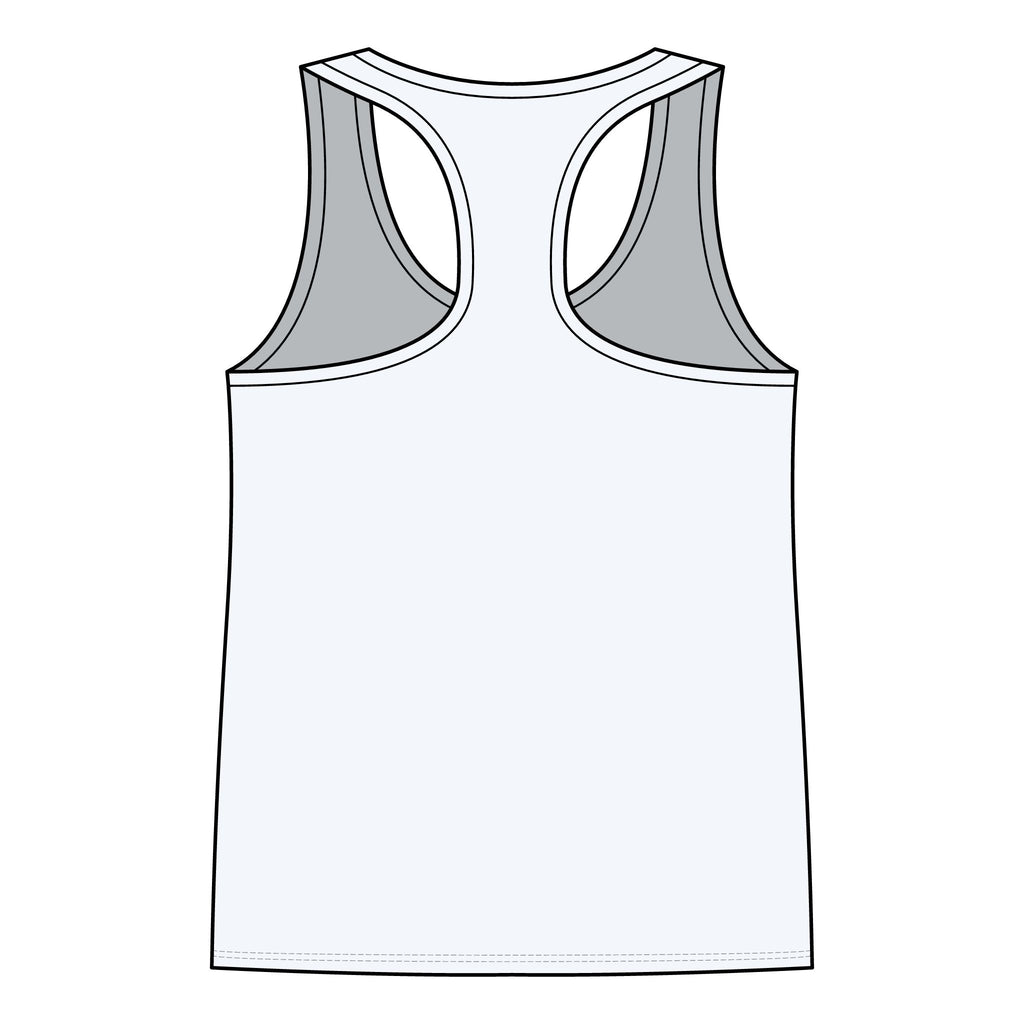 Sassy & Classy Floral Racerback Tank — Women's Retro Vibe Summer Top