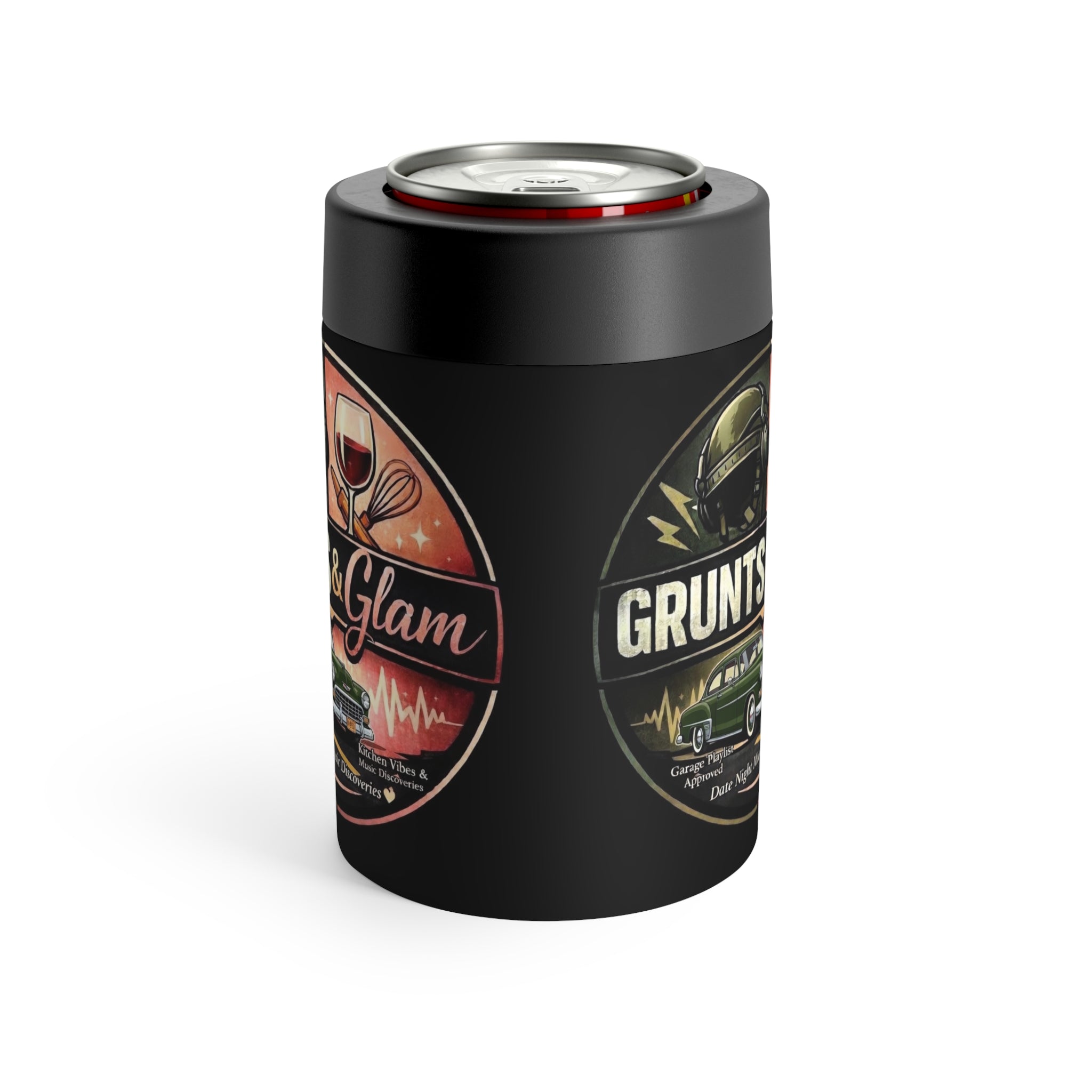 Can Holder — Grunts & Glam Vintage Car & Wine Can Cooler