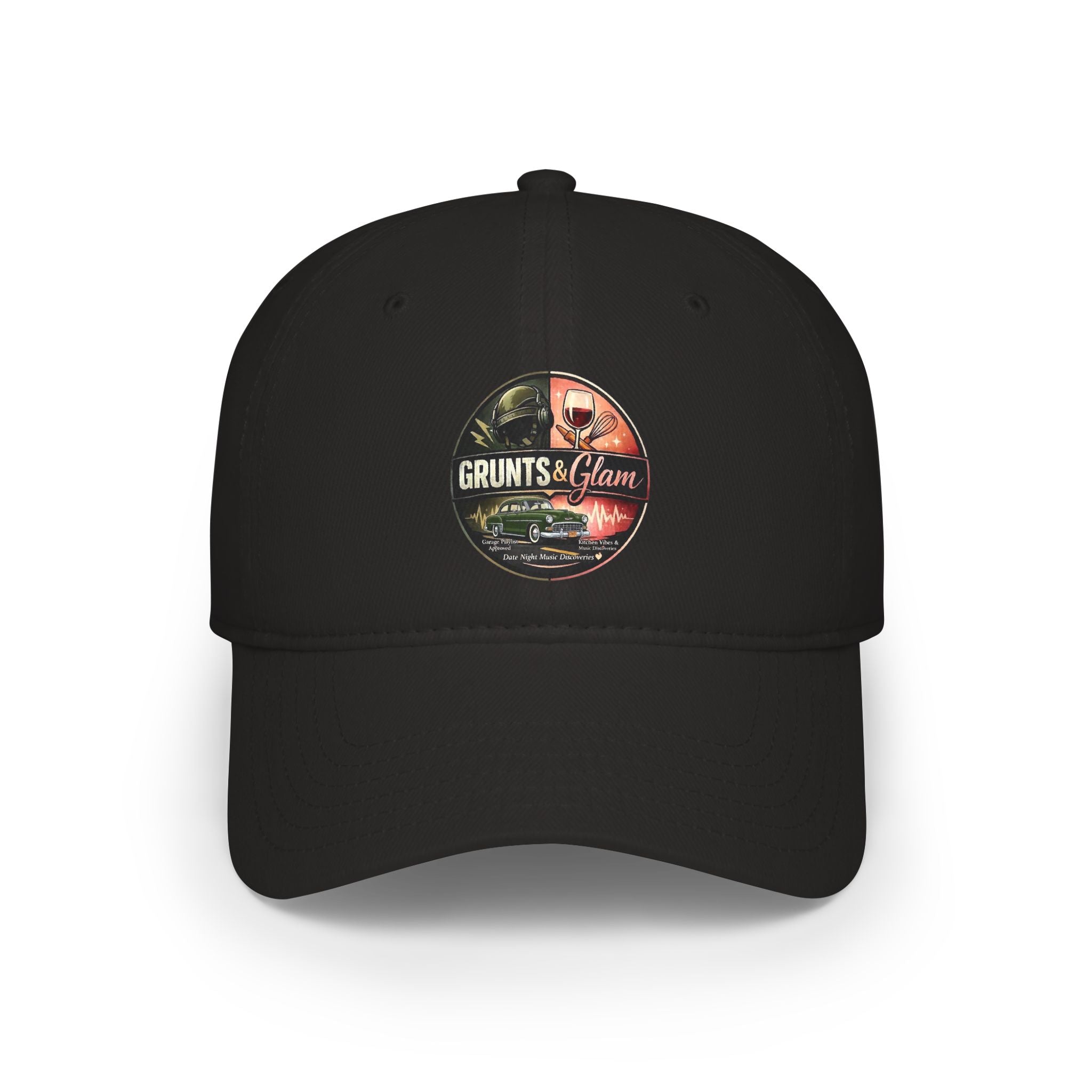 Low Profile Baseball Cap — Grunts & Glam Vintage Military Patch Hat