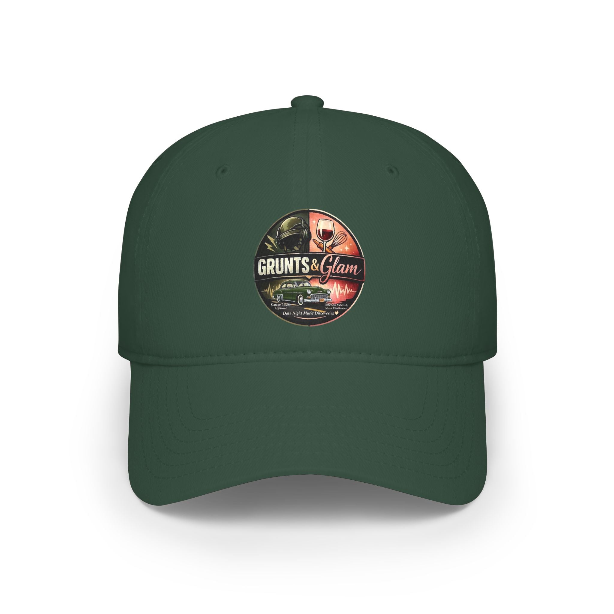 Low Profile Baseball Cap — Grunts & Glam Vintage Military Patch Hat